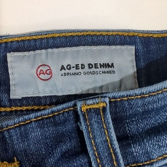 AG Adriano Goldschmied Farrah Skinny Ankle Jeans Size 28 Distressed - Picture 6 of 12